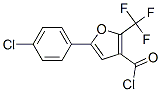 5-(4-Chlorophenyl)-2-(trifluoromethyl)-3-furoyl chloride Structure,175276-61-6Structure