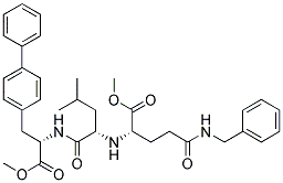 (s)-(9ci)-3-[1,1-聯(lián)苯]-4-基-n-[n-[1-(甲氧基羰基)-4-氧代-4-[(苯基甲基)氨基]丁基]-l-亮氨酰]-L-丙氨酸甲酯結(jié)構(gòu)式_175422-83-0結(jié)構(gòu)式