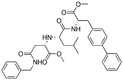 L-alanine, 3-[1,1-biphenyl]-4-yl-n-[n-[1-(methoxycarbonyl)-3-oxo-3-[(phenylmethyl)amino]propyl]-l-leucyl]-, methyl ester, (s)-(9ci) Structure,175422-84-1Structure