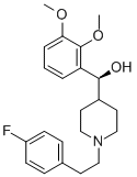 (S)-(2,3-dimethoxyphenyl){1-[2-(4-fluorophenyl)ethyl]-4-piperidinyl}methanol Structure,175673-57-1Structure