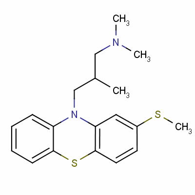 左甲硫拉嗪結(jié)構(gòu)式_1759-09-7結(jié)構(gòu)式