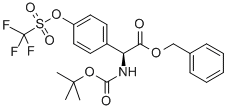 2-(叔丁氧基羰基氨基)-2-(4-(三氟甲基磺酰氧基)苯基)乙酸-(S)-芐酯結(jié)構(gòu)式_176505-40-1結(jié)構(gòu)式