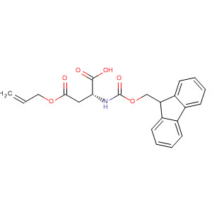 Fmoc-d-asp(oall)-oh Structure,177609-12-0Structure