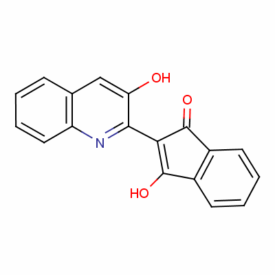 1H-inden-1-one, 3-hydroxy-2-(3-hydroxy-2-quinolinyl)- Structure,17772-51-9Structure