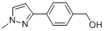 (4-(1-Methyl-1h-pyrazol-3-yl)phenyl)methanol Structure,179055-20-0Structure