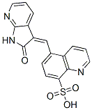 8-Quinolinesulfonic acid, 5-[(1,2-dihydro-2-oxo-3h-pyrrolo[2,3-b]pyridin-3-ylidene)methyl]- Structure,179341-25-4Structure