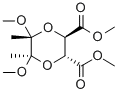 Dimethyl (2r,3r,5r,6r)-dimethoxy-5,6-dimethyl-1,4-dioxane-2,3-dicarboxylate Structure,181586-74-3Structure