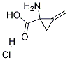 1-Amino-2-methylenecyclopropanecarboxylic acid (hydrochloride) Structure,181712-46-9Structure