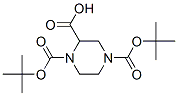 1,2,4-Piperazinetricarboxylic acid, 1,4-bis(1,1-dimethylethyl) ester Structure,181955-79-3Structure