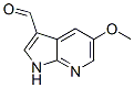 1H-Pyrrolo[2,3-b]pyridine-3-carboxaldehyde, 5-methoxy- Structure,183208-38-0Structure