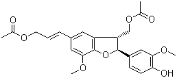 Dimeric coniferyl acetate Structure,184046-40-0Structure