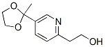 5-(2-Methyl-1,3-dioxolan-2-yl)- 2-pyridineethanol Structure,184766-50-5Structure