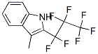 3-Methyl-2-perfloropropyl-1H-indole Structure,1859-90-1Structure