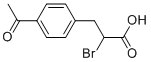 3-(4-Acetylphenyl)-2-bromopropanoic acid Structure,18910-19-5Structure