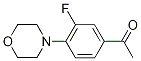 3-Fluoro-4-morpholinoacetophenone Structure,189763-65-3Structure