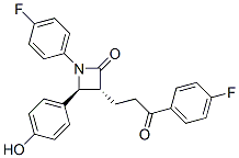 (3R,4S)-1-(4-Fluorophenyl)-3-[3-(4-fluorophenyl)-3-oxopropyl]-4-(4-hydroxyphenyl)azetidin-2-one Structure,191330-56-0Structure