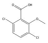 麥草畏結(jié)構(gòu)式_1918-00-9結(jié)構(gòu)式