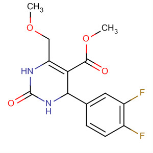 5-Methoxycarbonyl-4-methoxymethyl-1,2,3,6-tetrahydro-2-oxo-6-(3,4-difluorophenyl)-pyrimidine Structure,192574-28-0Structure