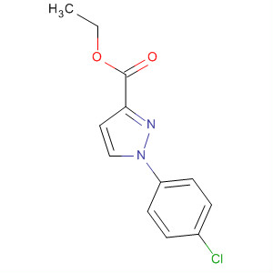 Ethyl 1-(4-chlorophenyl)pyrazole-3-carboxylate Structure,19532-35-5Structure