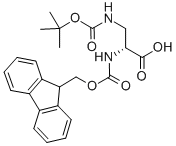 Fmoc-D-Dap(Boc)-OH Structure,198544-42-2Structure