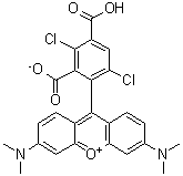 1,4-Dichloro 5-carboxytetramethylrhodamine Structure,198546-47-3Structure