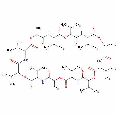 纈氨霉素結(jié)構(gòu)式_2001-95-8結(jié)構(gòu)式