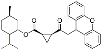 (1S,2s)-((1r,2s,5r)-2-異丙基-5-甲基環(huán)己基) 2-(2-(9h-氧雜蒽-9-基)乙?；?環(huán)丙烷羧酸結(jié)構(gòu)式_201851-10-7結(jié)構(gòu)式