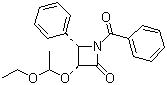 (3R,4S)-1-Benzoyl-3-(1-ethoxyethoxy)-4-phenyl-2-azetidinone Structure,201856-53-3Structure