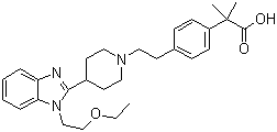 比拉斯汀結(jié)構(gòu)式_202189-78-4結(jié)構(gòu)式