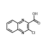 3-Chloroquinoxaline-2-carboxylic acid Structure,20254-76-6Structure