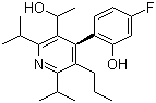 (αR,4S)-rel-4-(4-氟-2-羥基苯基)-α-甲基-2,6-雙(1-甲基乙基)-5-丙基-3-吡啶甲醇結(jié)構(gòu)式_202917-18-8結(jié)構(gòu)式