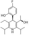 (αR,4R)-rel-5-乙基-4-(4-氟-2-羥基苯基)-α-甲基-2,6-雙(1-甲基乙基)-3-吡啶甲醇結(jié)構(gòu)式_202917-21-3結(jié)構(gòu)式