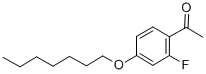 2-Fluoro-4-n-heptyloxyacetophenoneStructure,203066-88-0Structure 2-Fluoro-4-n-heptyloxyacetophenone Structure,203066-88-0Structure