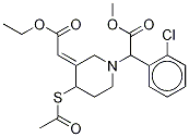 (3E)-4-(乙?；虼?-alpha-(2-氯苯基)-3-(2-乙氧基-2-氧代乙亞基)-1-哌啶乙酸甲酯結(jié)構(gòu)式_204204-75-1結(jié)構(gòu)式