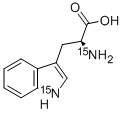 L-tryprophan-15n2  95% cp  95 atom% 15n Structure,204634-20-8Structure