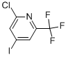 2-Chloro-4-iodo-6-(trifluoromethyl)pyridine Structure,205444-22-0Structure