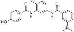 N-[5-(3-dimethylaminobenzamido)-2-methylphenyl]-4-hydroxybenzamide Structure,208260-29-1Structure