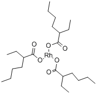 Rhodium tris(2-ethylhexanoate) Structure,20845-92-5Structure