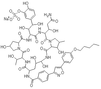 米卡芬凈鈉結(jié)構(gòu)式_208538-73-2結(jié)構(gòu)式