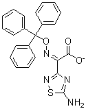 (Z)-2-(trityloxy)imino-2-(5-amino-1,2,4-thiadiazol-3-yl)acetic acid Structure,209467-88-9Structure