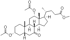 3α,12α-diacetoxy-7-oxo-5β-cholan-24-oic acid methyl ester Structure,21066-20-6Structure