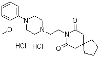 8-[2-[4-(Methoxyphenyl)-1-piperazinyl]ethyl]-8-azaspiro[4.5]decane-7,9-dione dihydrochloride Structure,21102-95-4Structure