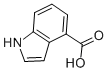 吲哚-4-羧酸結(jié)構(gòu)式_2124-55-2結(jié)構(gòu)式