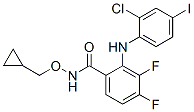 Benzamide, 2-[(2-chloro-4-iodophenyl)amino]-N-(cyclopropylmethoxy)-3,4-difluoro- Structure,212631-79-3Structure