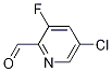 5-Chloro-3-fluoropicolinaldehyde Structure,214055-11-5Structure