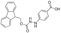 4-{2-[(9H-fluoren-9-ylmethoxy)carbonyl]hydrazino}benzoic acid Structure,214475-53-3Structure