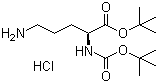 Boc-orn-otbu hcl Structure,214629-97-7Structure