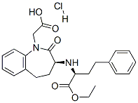 2-((R)-3-((S)-1-ethoxy-1-oxo-4-phenylbutan-2-ylamino)-2-oxo-2,3,4,5-tetrahydro-1H-benzo[b]azepin-1-yl)acetic acid hydrochloride Structure,215447-90-8Structure