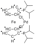 1,1′-Bis(di-isopropylphosphino)ferrocene palladiumdichloride Structure,215788-65-1Structure