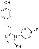 4-[2-[4-(4-Fluorophenyl)-5-mercapto-4h-1,2,4-triazol-3-yl]ethyl]phenol Structure,217487-47-3Structure